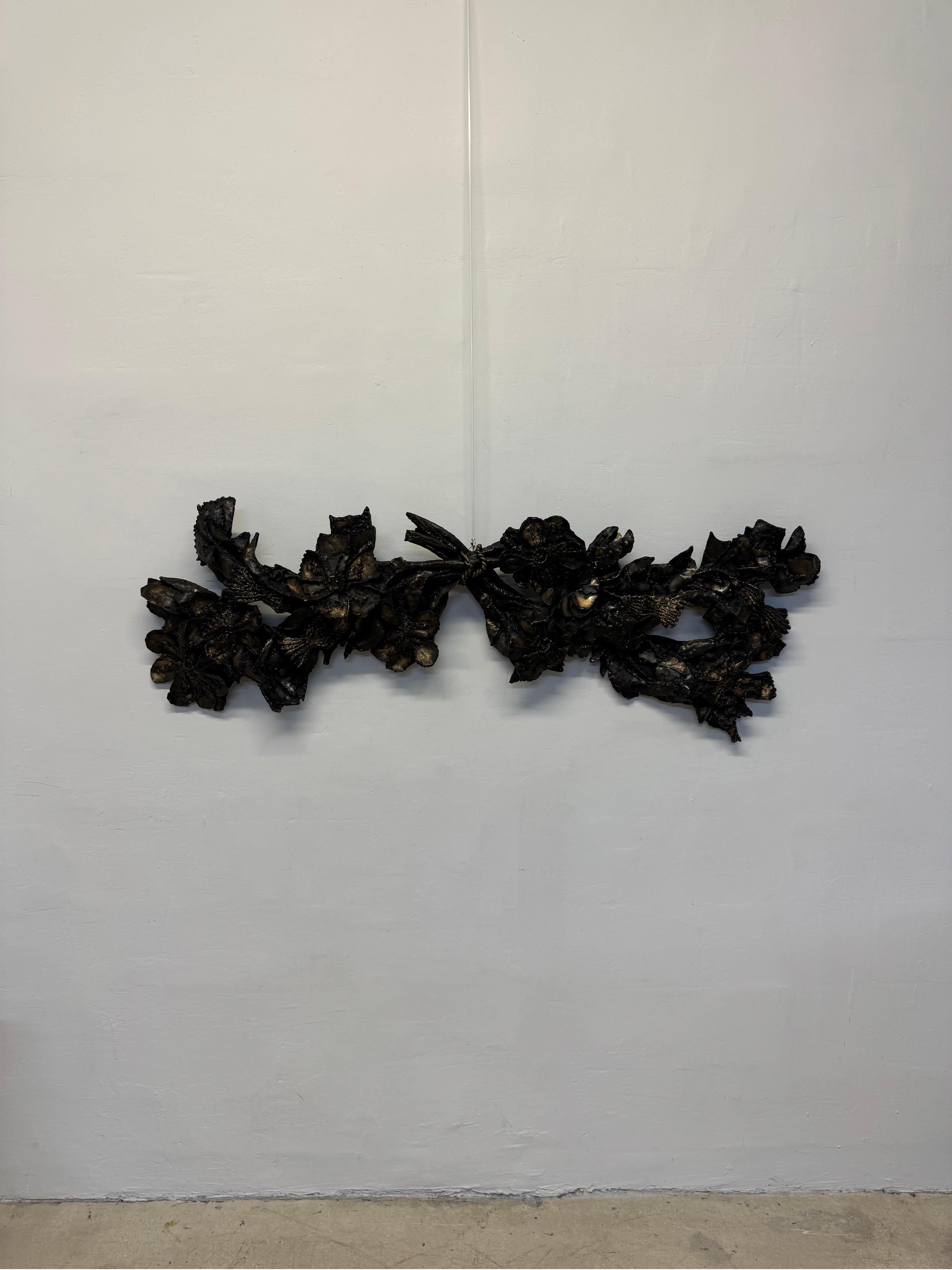 Large Scale Brutalist Resin Wall Sculpture by Finesse Originals, 1970s For Sale 4