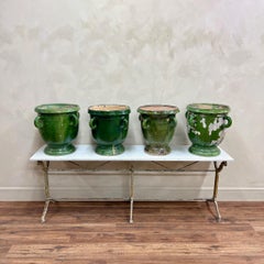Large Scale Castelnaudary Pots French Green