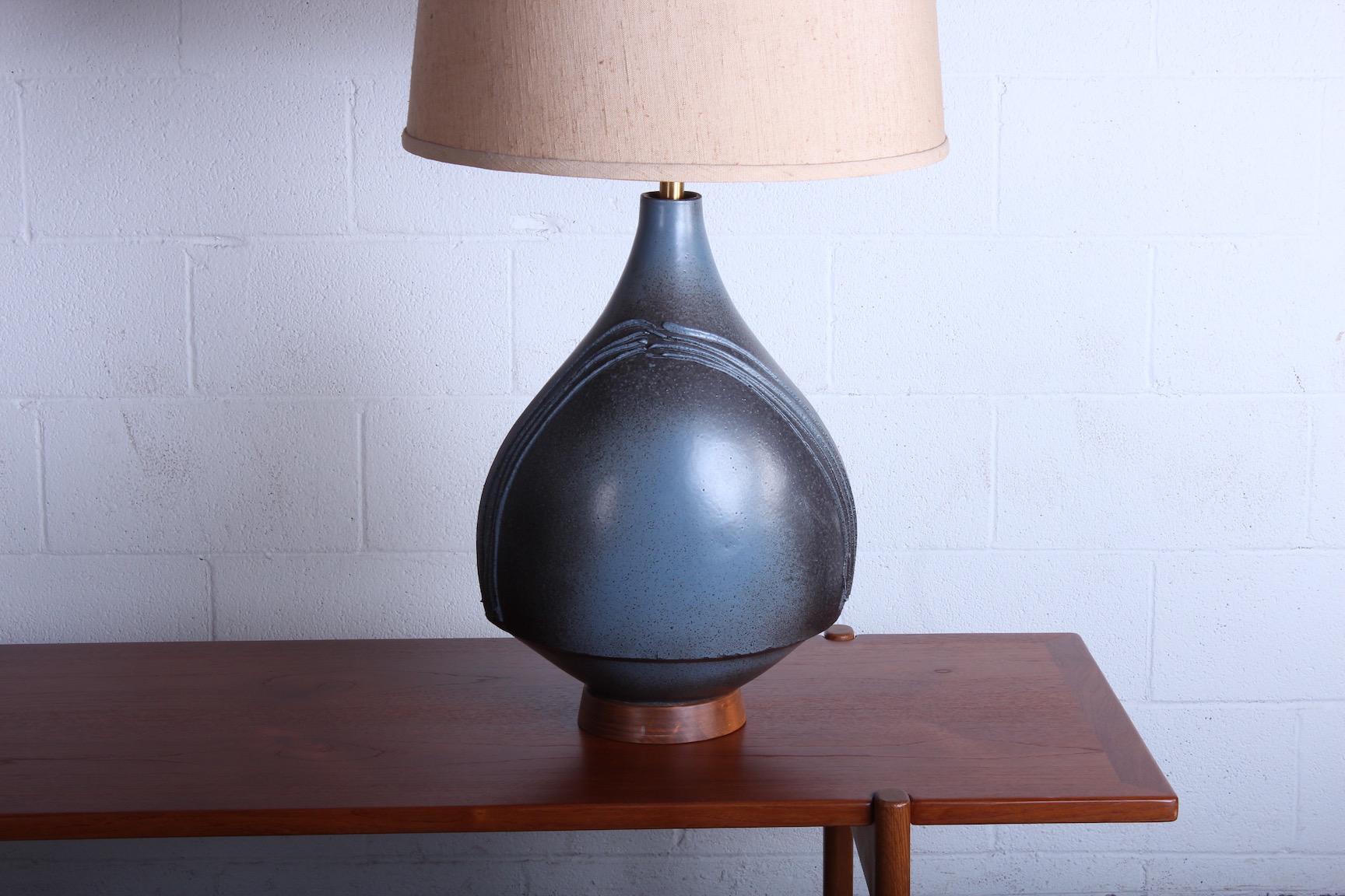 Large Scale Ceramic Lamp by David Cressey 4