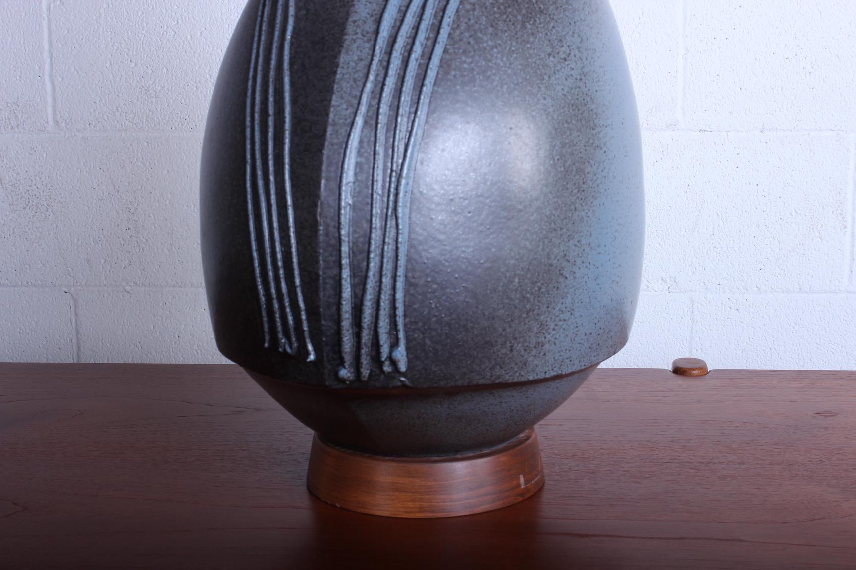 Large Scale Ceramic Lamp by David Cressey 1