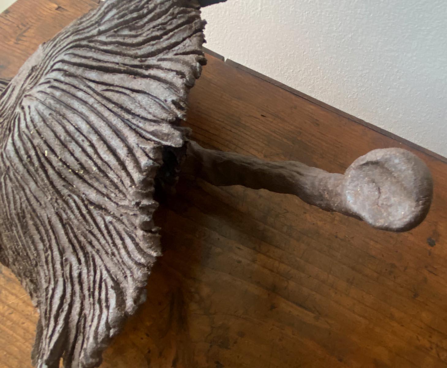 Contemporary Large Scale Clay Mushroom For Sale