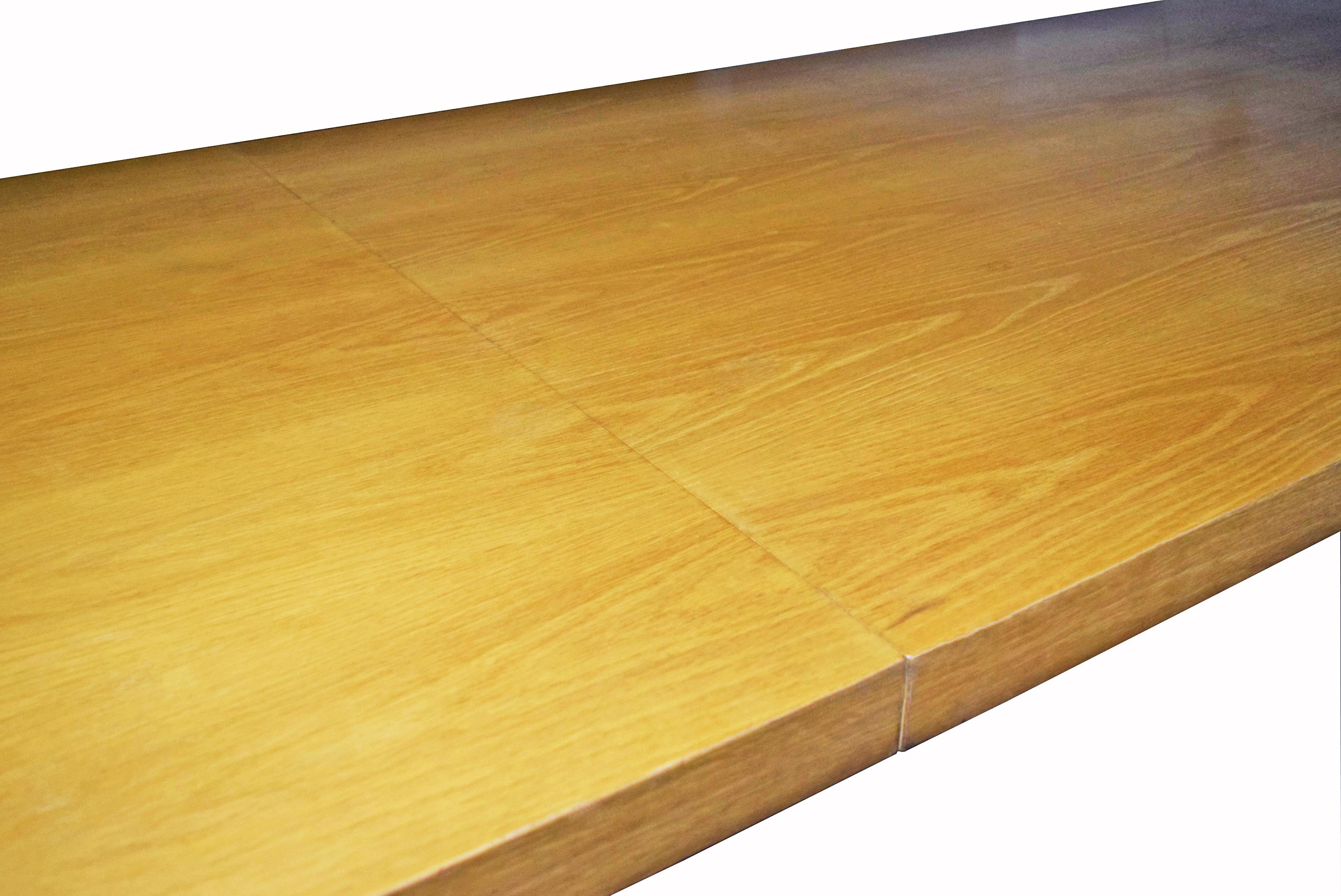 Late 20th Century Large Scale Conference Table in the Style of Jean Prouvé, Produced in 1982, NYC For Sale