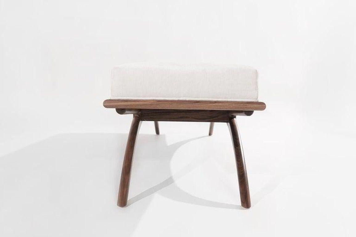 Convex Bench Series 72 in Natural Walnut For Sale 2