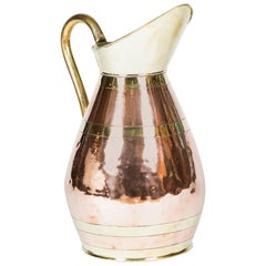 Large Scale Copper and Brass Jug