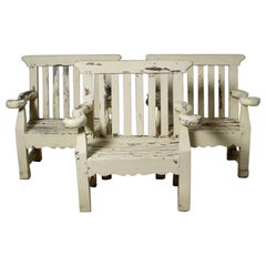 Large Scale Country House Garden Armchairs