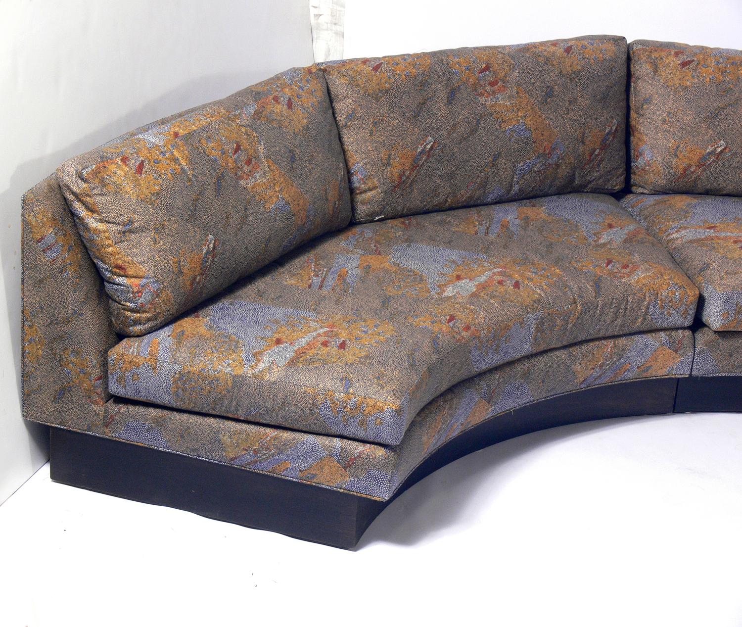 large curved sectional sofa