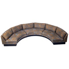 Large Scale Curved Sofa by Irwin Lambeth