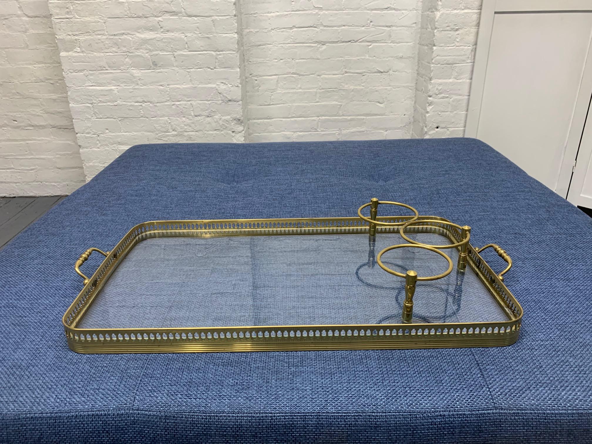 brass ottoman tray