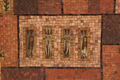 David Holleman 1960er Jahre Mosaik Wandkunst