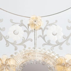 Large Scale Decorative Antique Venetian Mirror