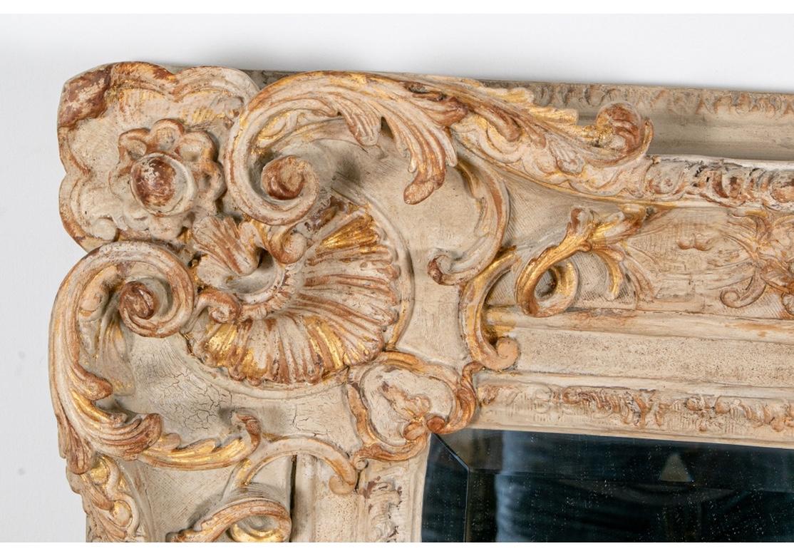 large painted mirror