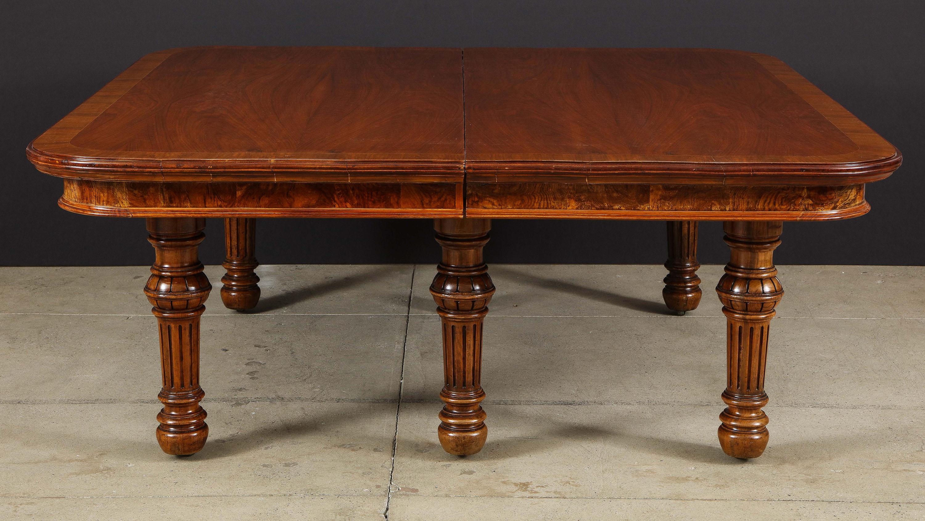 English Large Scale Dining Table by Gillows