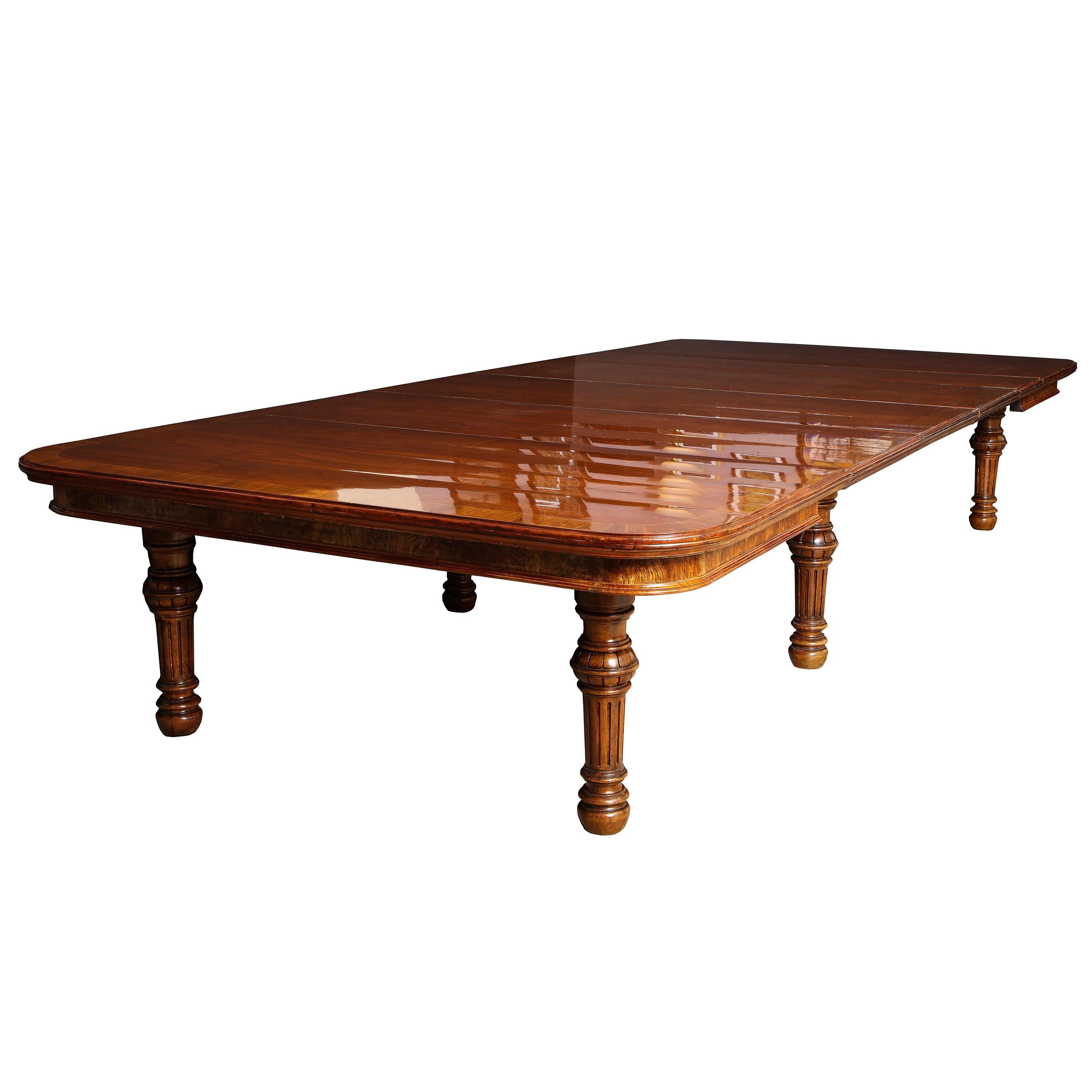 Large Scale Dining Table by Gillows