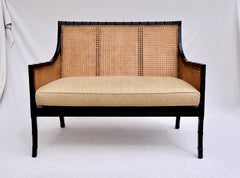 Large Scale Double Cane Settee