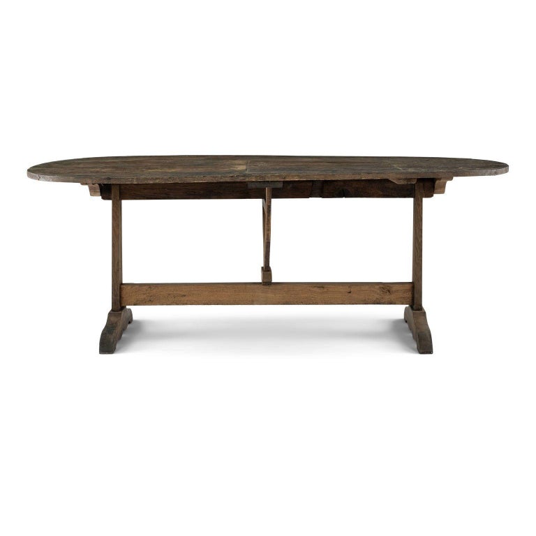 LargeScale Early OvalShape Dining Table at 1stDibs