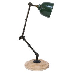 Antique Large-Scale Edwardian Draftsman Lamp