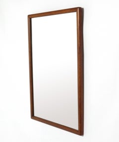 Large Scale Elegant Black and Gold Gilt Mirror 60" x 36"