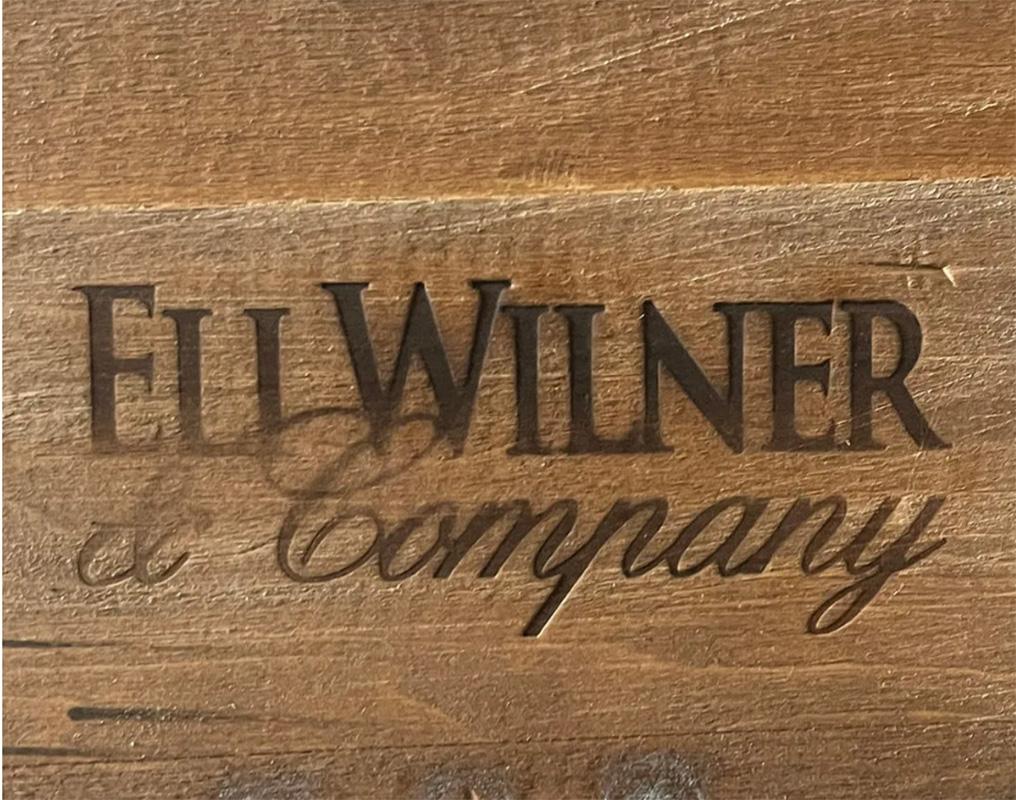 Argentato Specchio in argento Eli Wilner di grandi dimensioni 55 