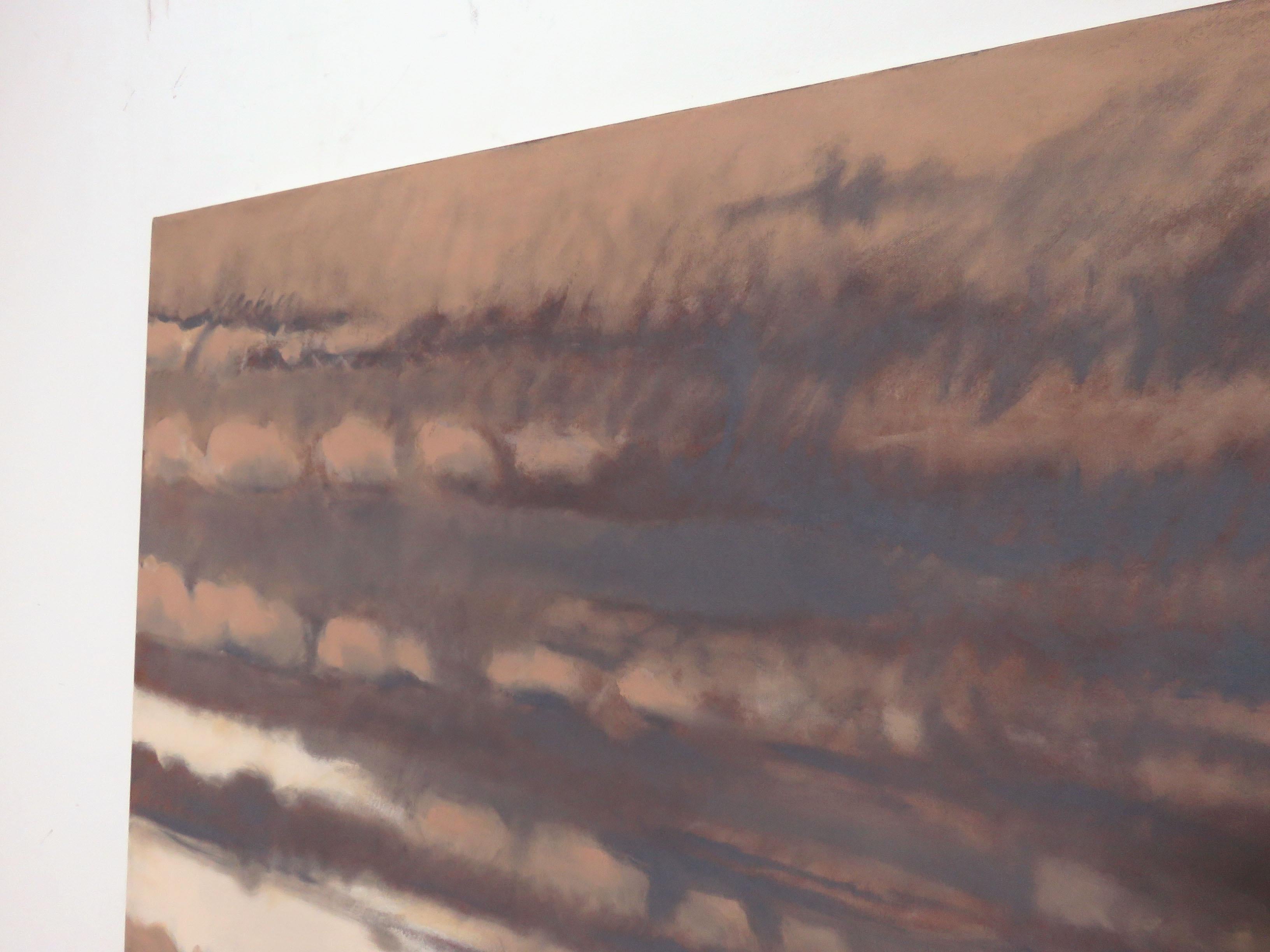 Post-Modern Large-Scale Ethereal Landscape Painting by James Rayen