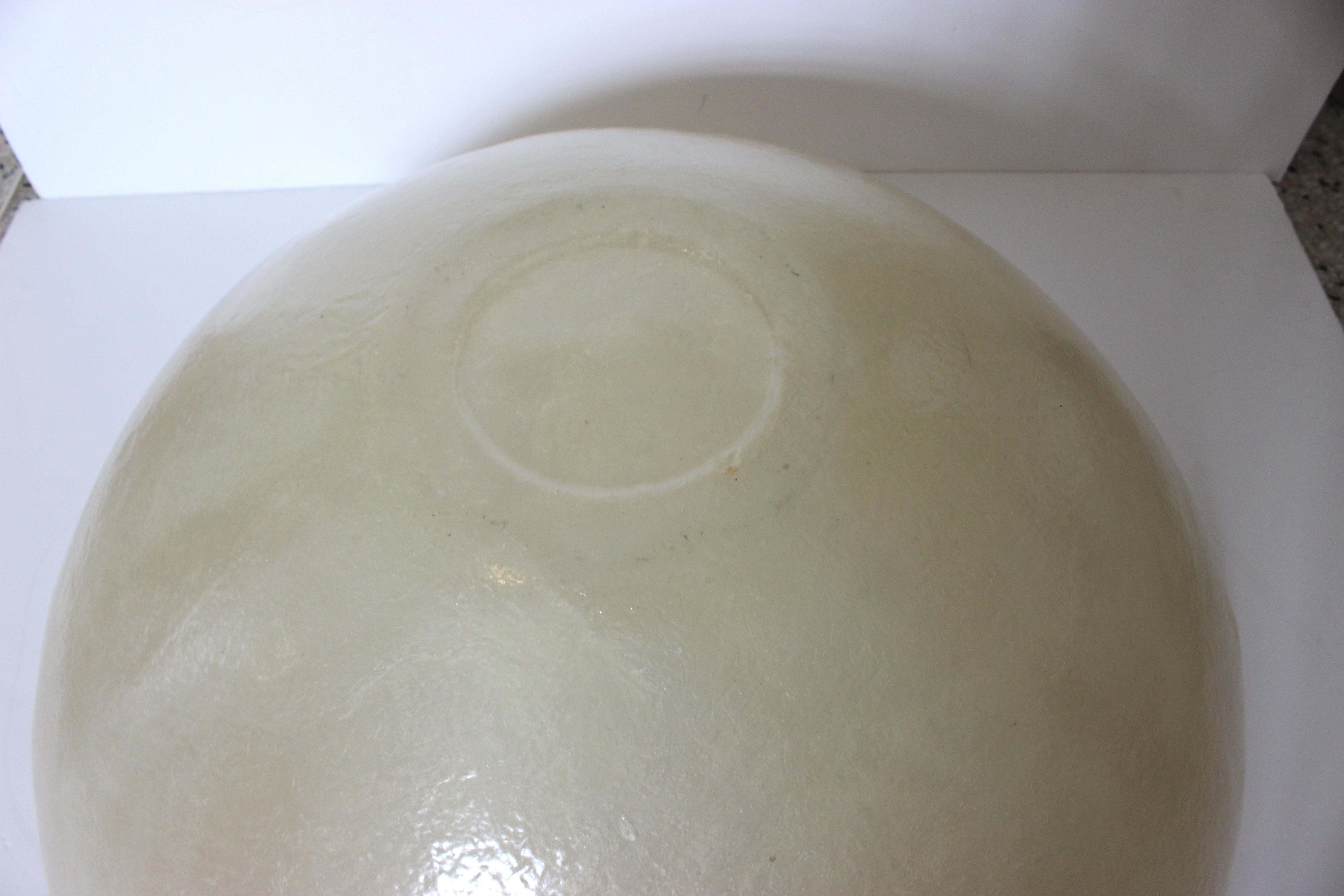 Large Scale Fiberglass Bowl For Sale 4