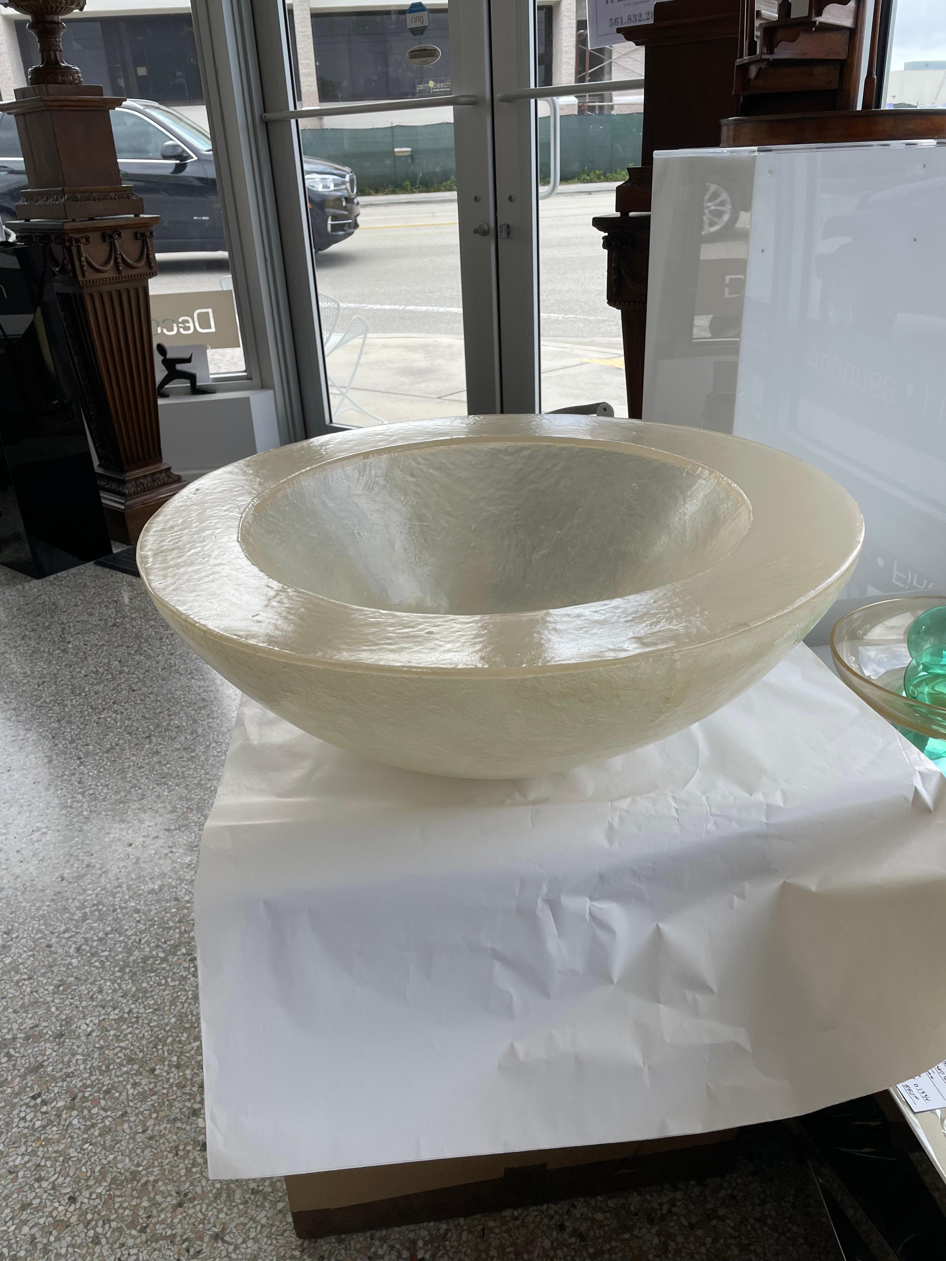 Large Scale Fiberglass Bowl For Sale 10