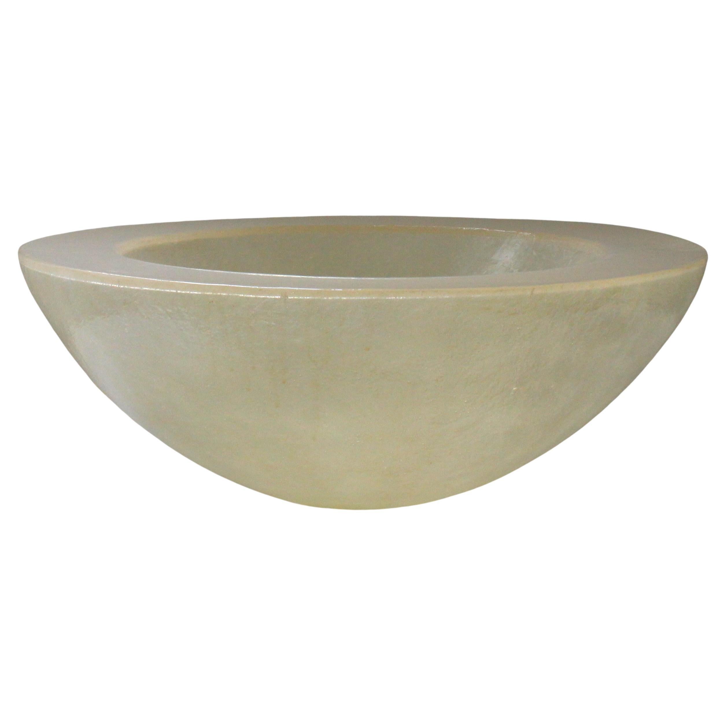 Molded Large Scale Fiberglass Bowl For Sale