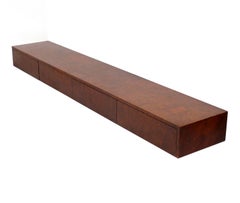 Large Scale Floating Burl Wood Console
