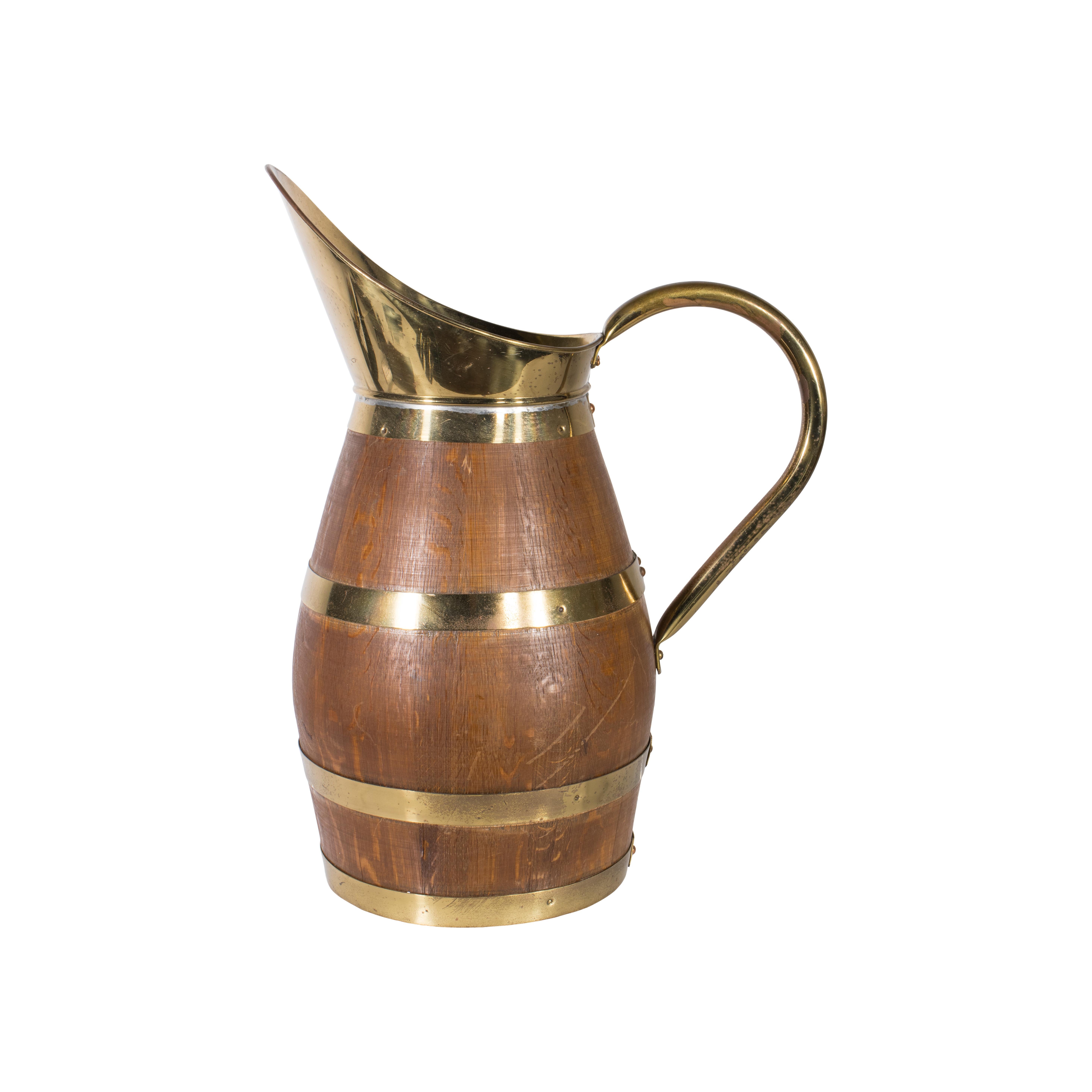 20th Century Large Scale French Alascian Wine Pitcher For Sale