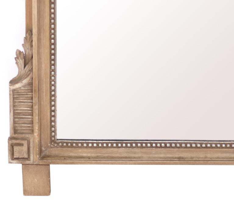 Large Scale French Carved Mirror For Sale at 1stDibs