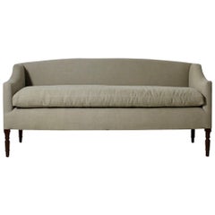 Large Scale George III Upholstered Sofa