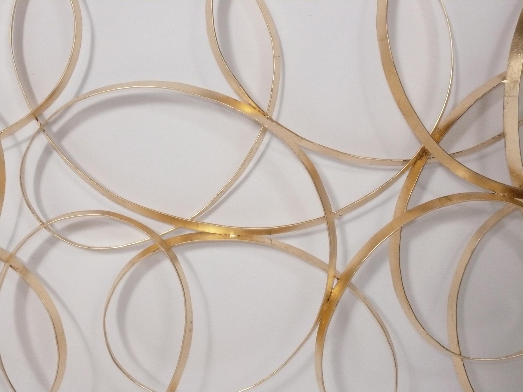 Large Scale Gilt Metal Wall Sculpture 70