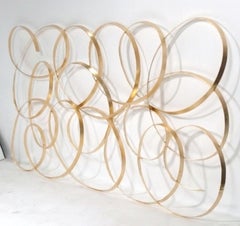 Large Scale Gilt Wall Sculpture attributed to William Bowie 39" x 70"