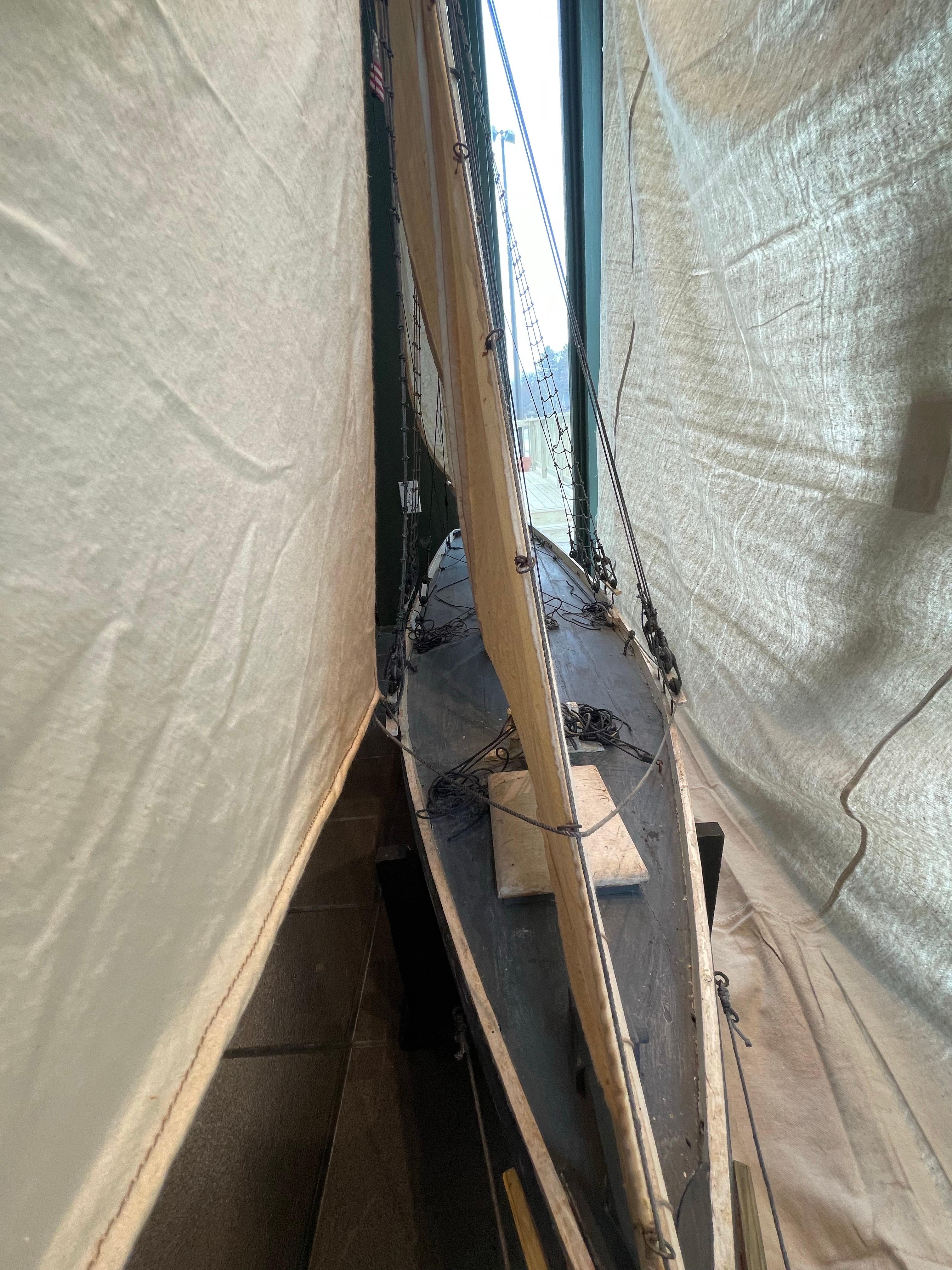 Fin du XIXe siècle Modèle Schooner de Gloucester à grande échelle en vente