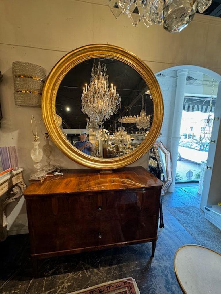 Grands miroirs Louis Philippe dorés à l'or en vente 2