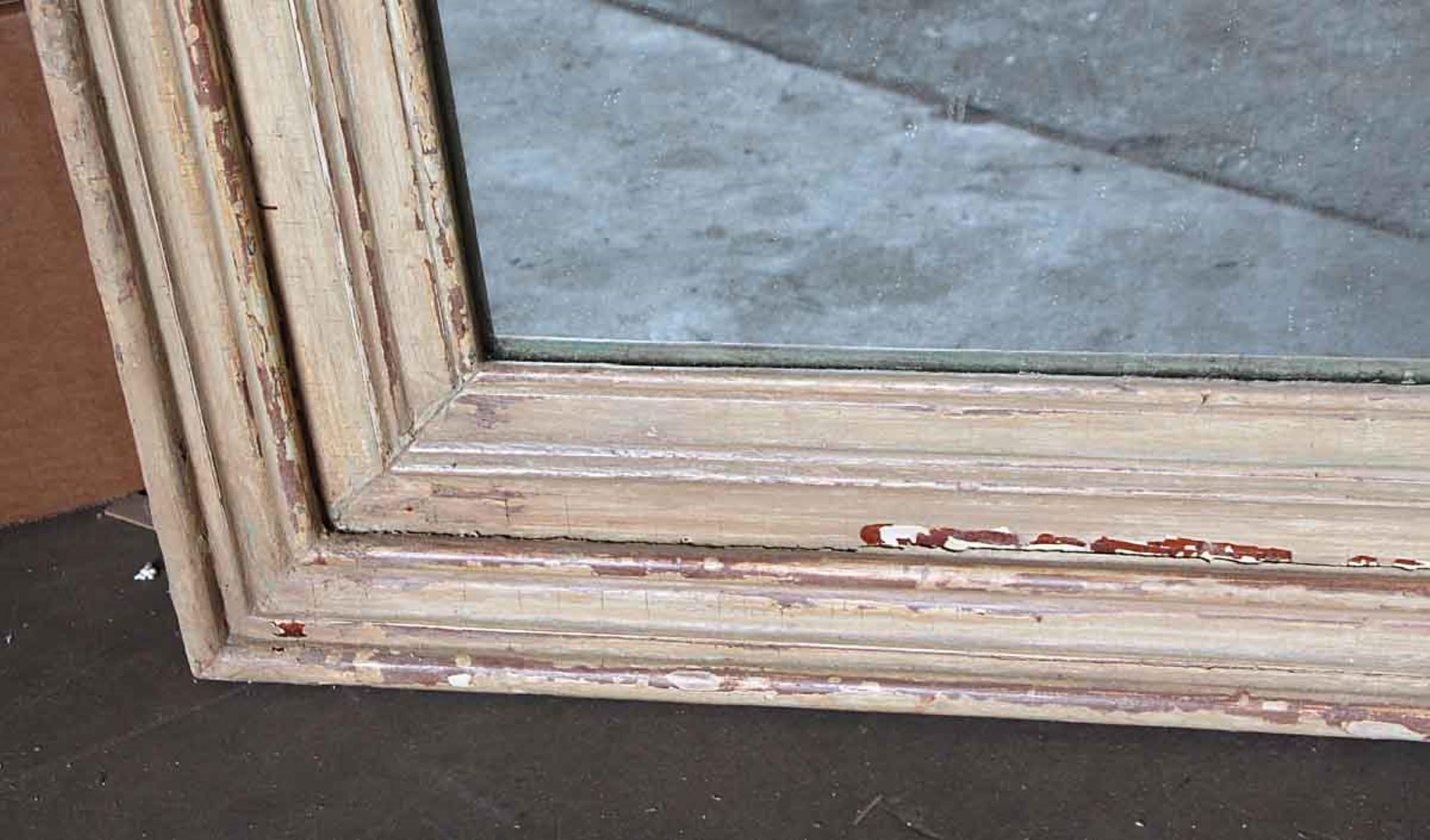 large reclaimed wood mirror