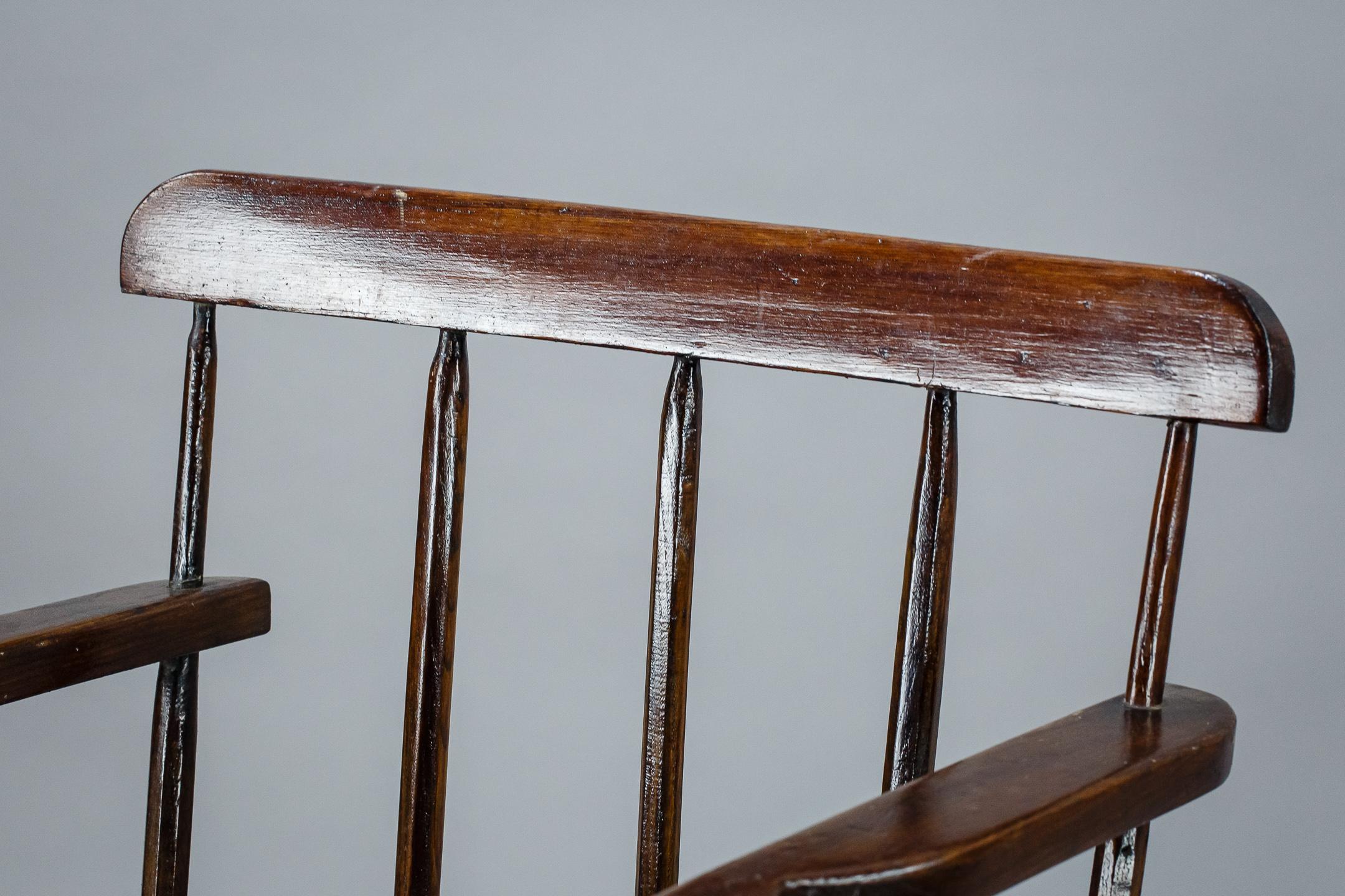 20th Century Large Scale Irish Stick or Hedge Chair