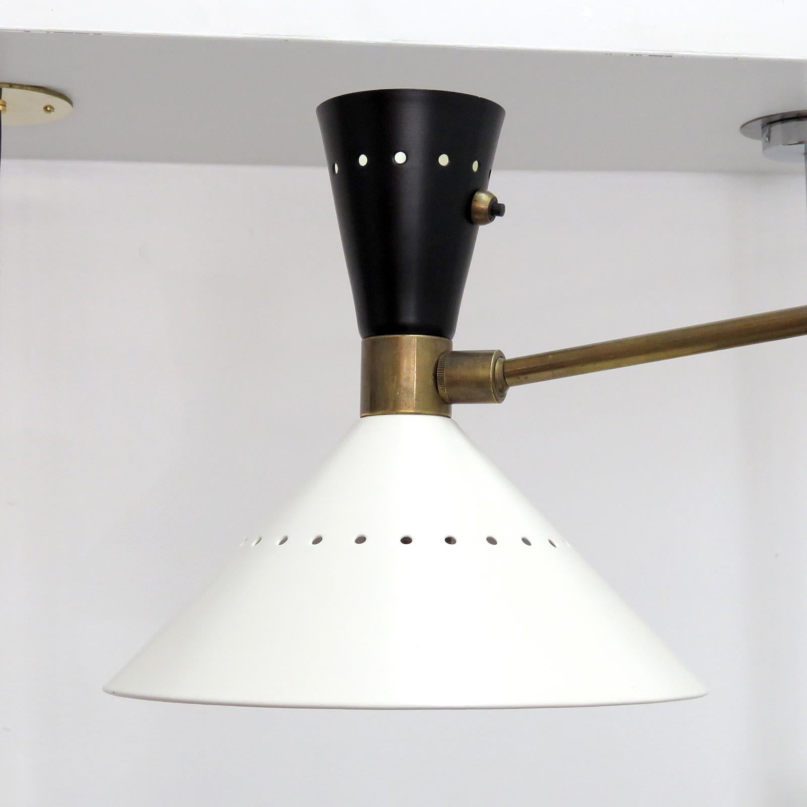Large Scale Italian Swing Wall Light In New Condition In Los Angeles, CA