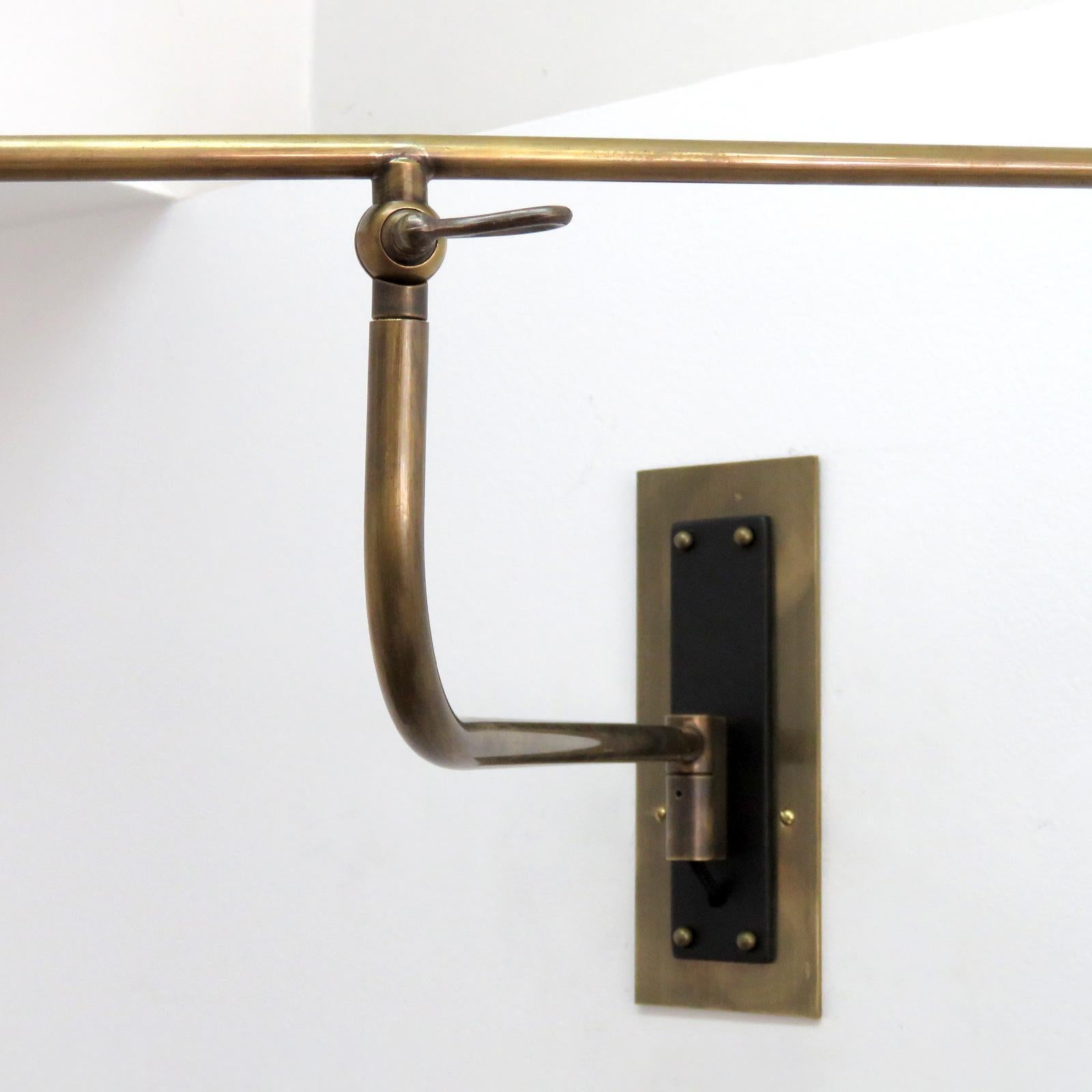 Brass Large Scale Italian Swing Wall Light