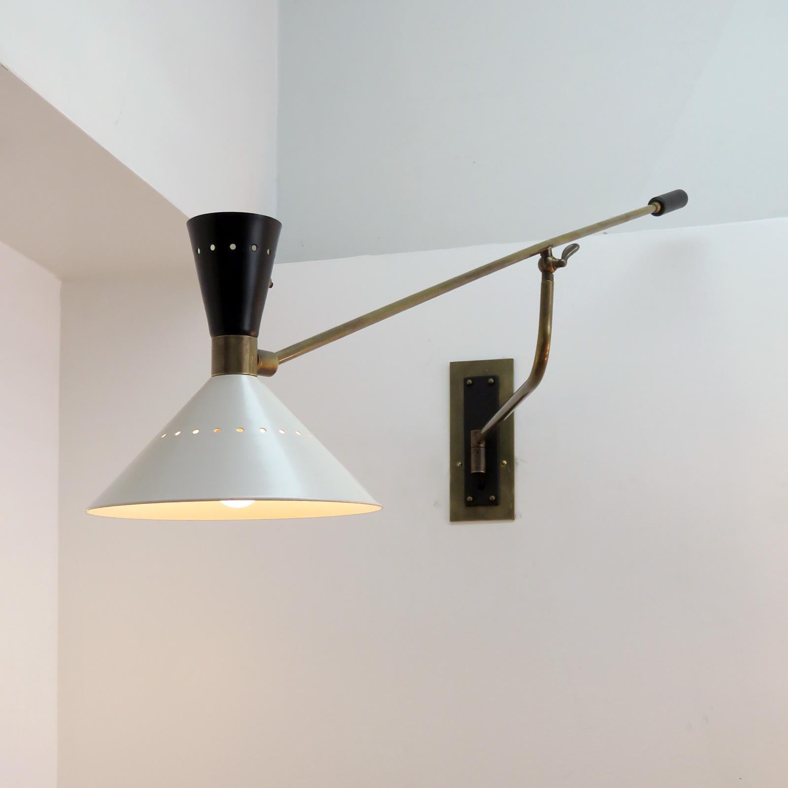 Contemporary Large Scale Italian Swing Wall Light