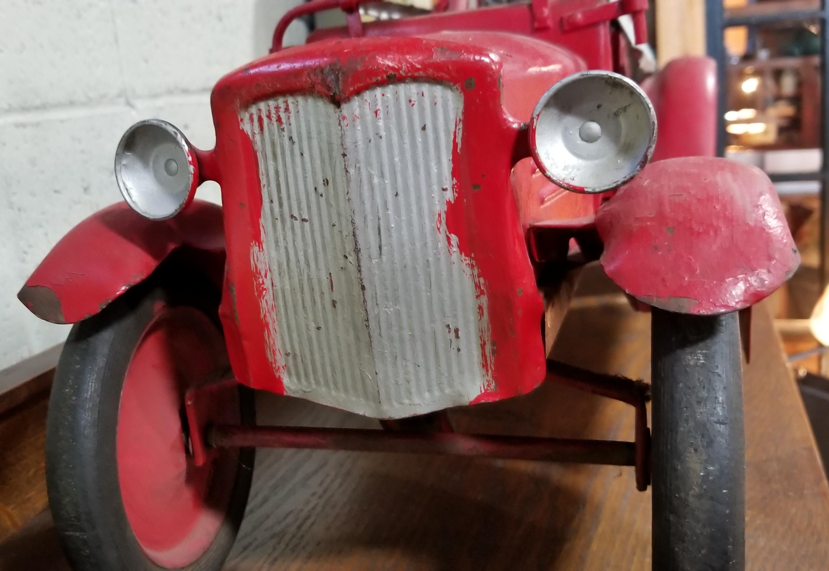 20th Century Large-Scale Keystone Ride-On Toy Fire Truck For Sale