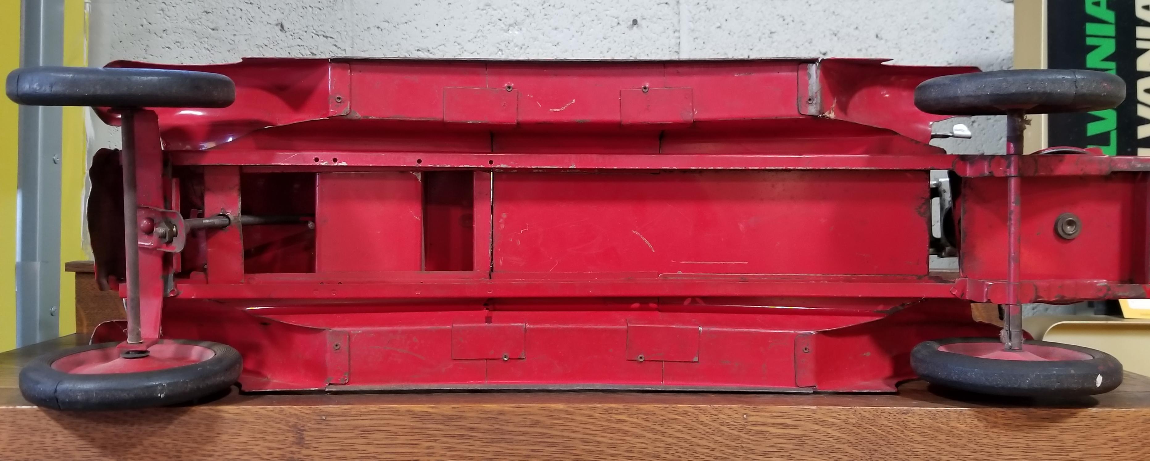Steel Large-Scale Keystone Ride-On Toy Fire Truck For Sale