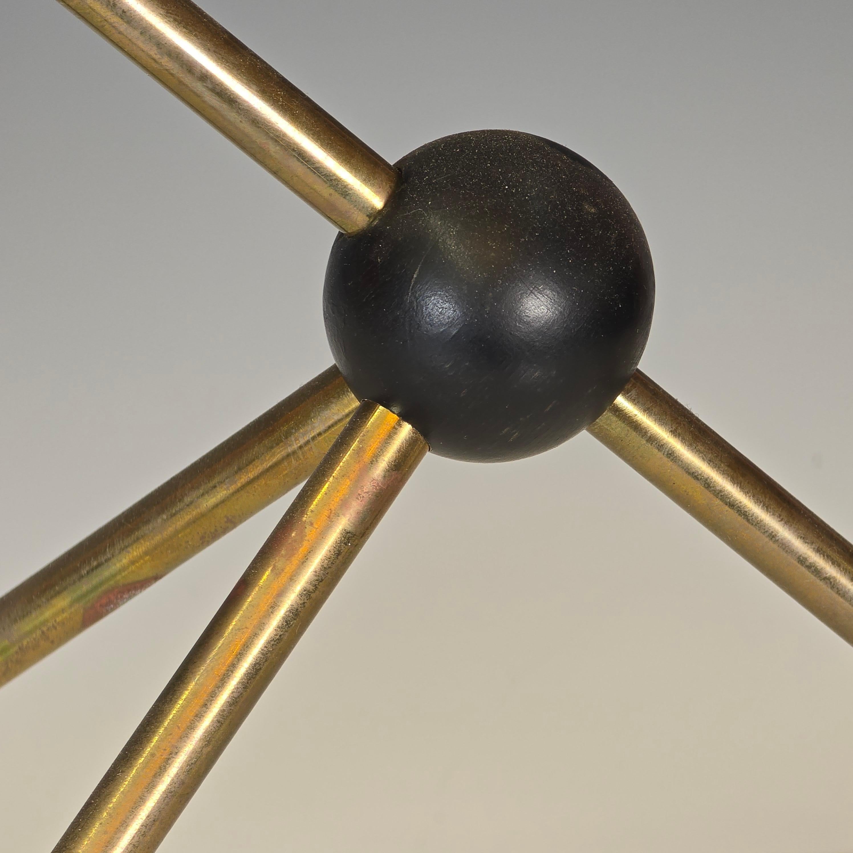 Ebonized Large Scale Lamp by Otto Kolb For Sale