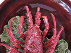 Large-Scale Majolica Lobster by Rafael Bordalo Pinheiro (Portugal, 1846-1905)