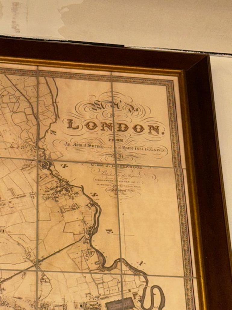 Carte à grande échelle du métro de Londres en vente 1