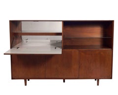 Large-Scale Midcentury Bar Cabinet or Credenza