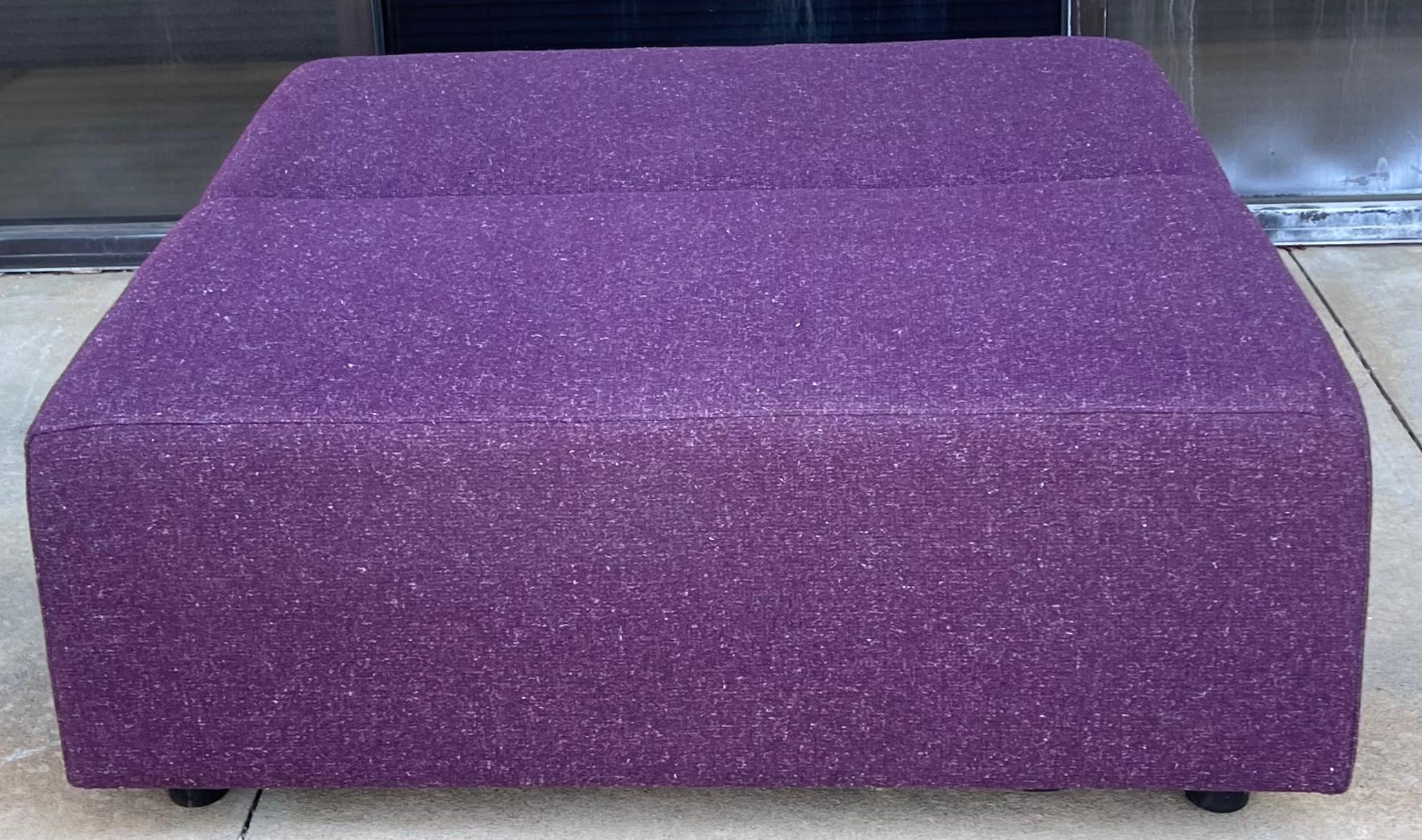 large mid century modern ottoman