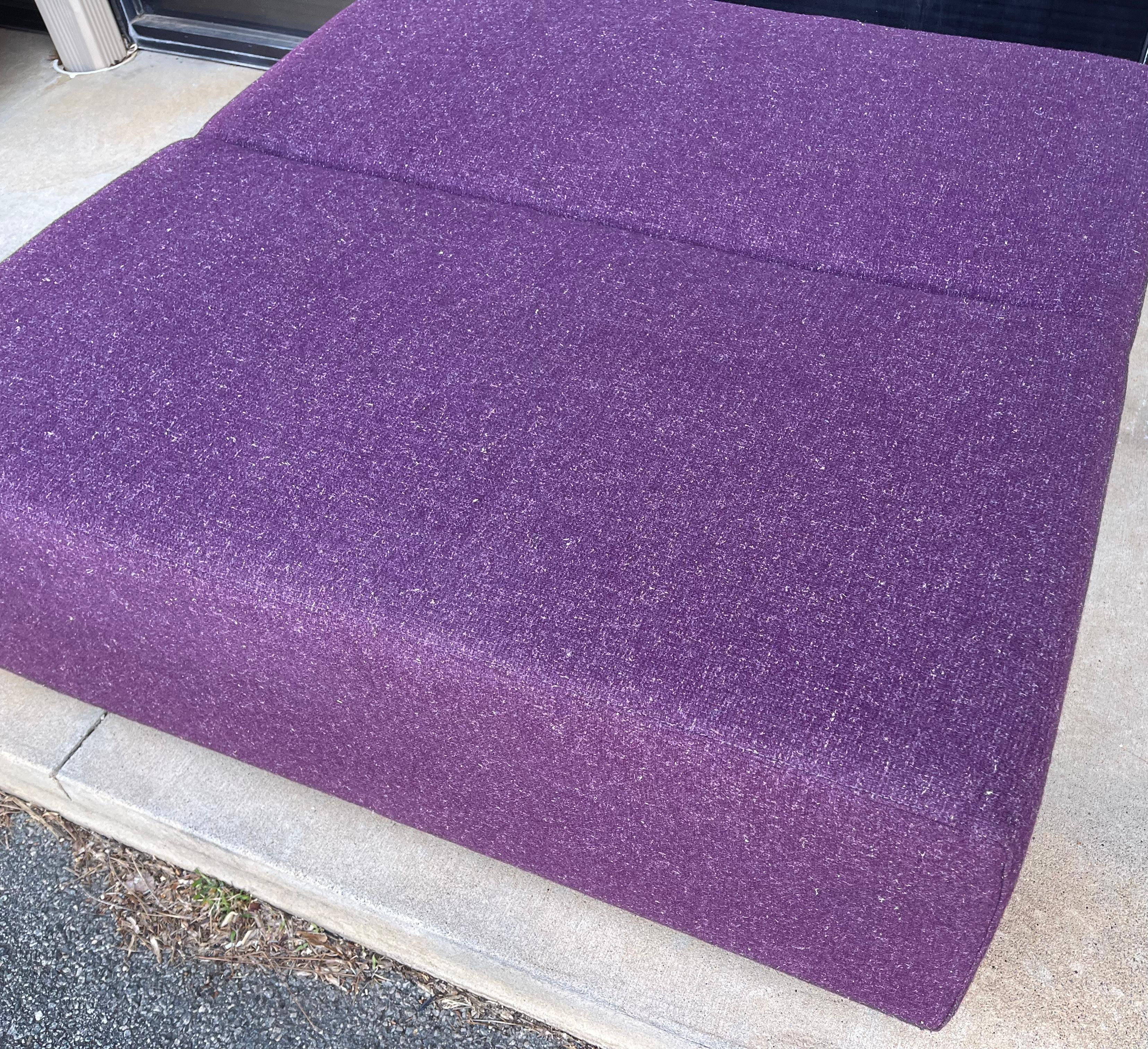 Large Scale Mid-Century Modern Ottoman By The Coalesse Div. Of Steelcase 1