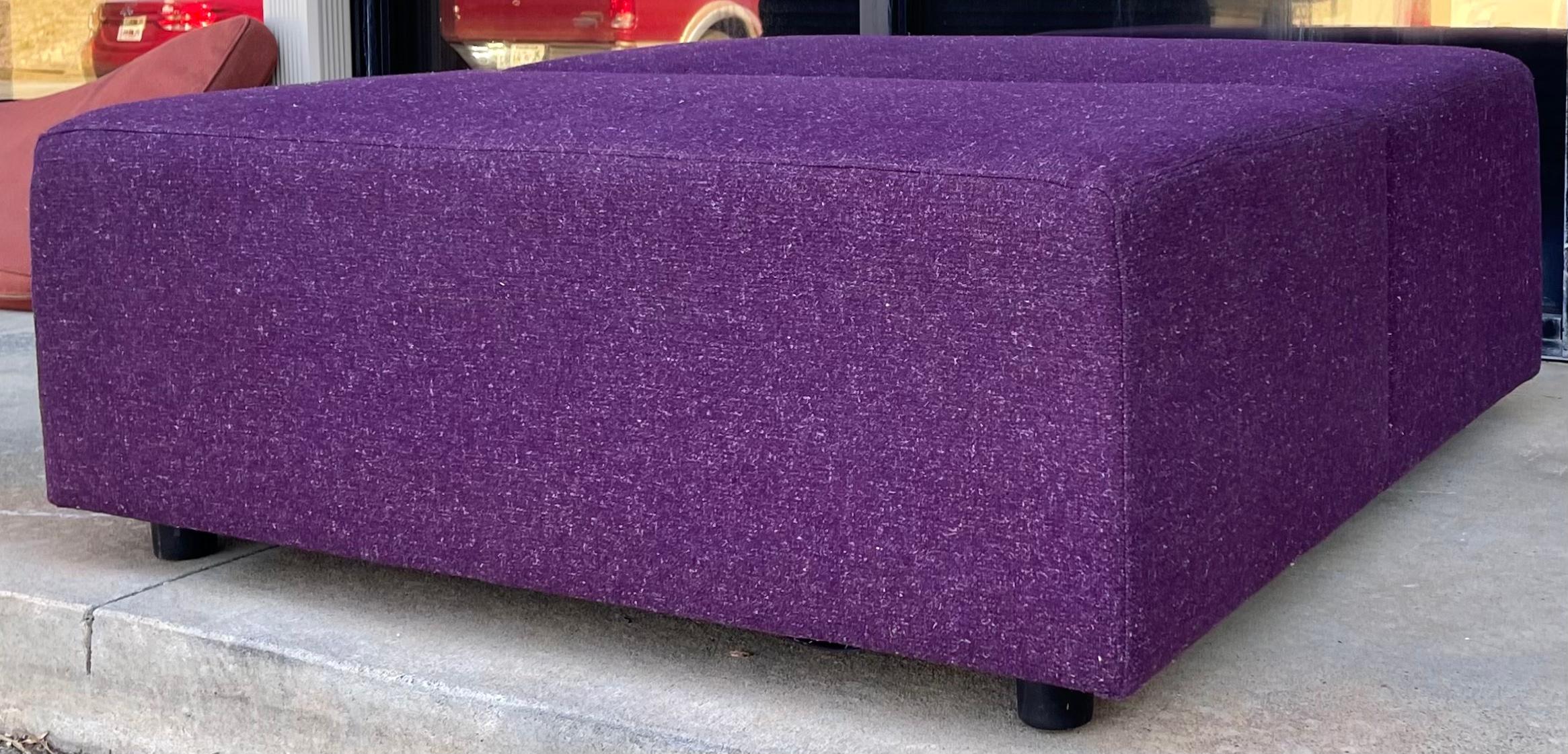 Large Scale Mid-Century Modern Ottoman By The Coalesse Div. Of Steelcase 2