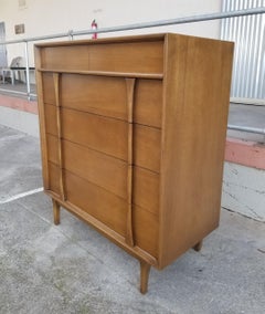 Large Scale Mid-Century Modern Tall Dresser