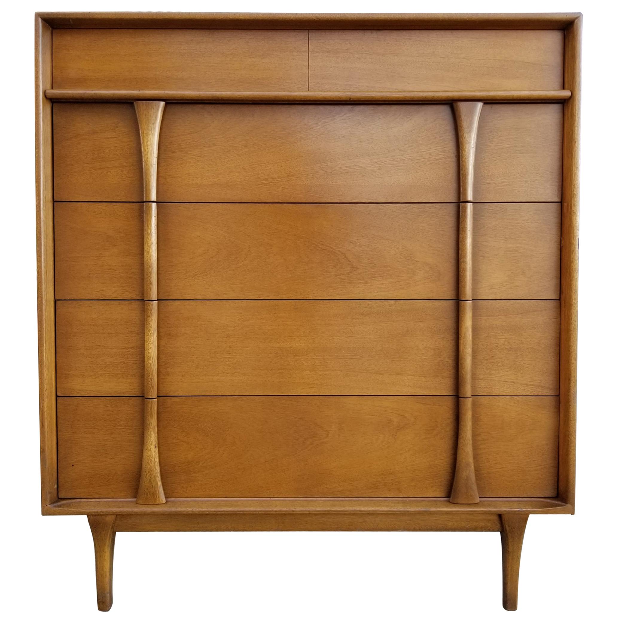 Large Scale Mid-Century Modern Tall Dresser